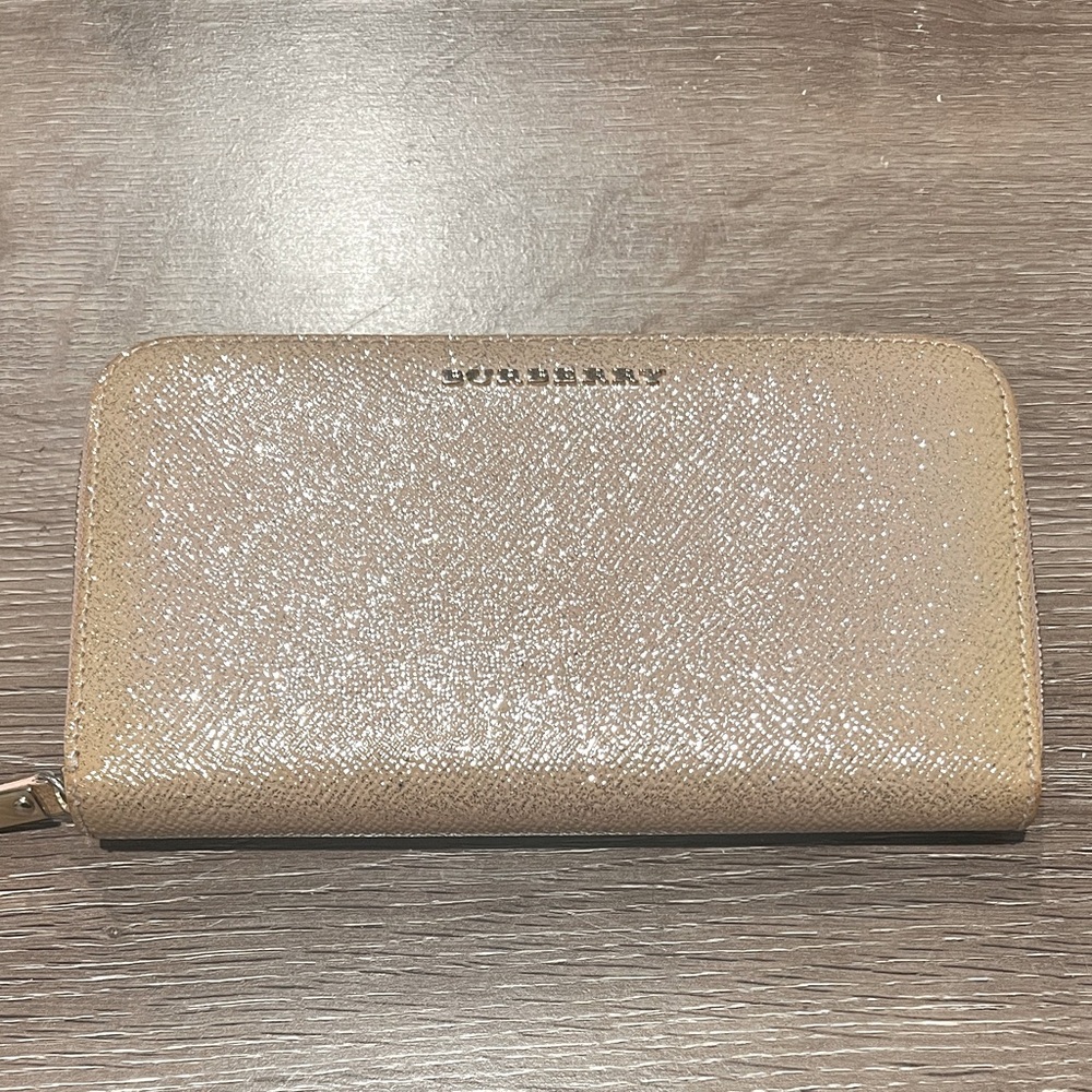 Burberry Sparkly Metallic Long Wallet